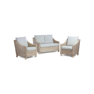 Muebles de aluminio y ratán combinados para proyecto de cafetería y hotel fabricados en Indonesia - Product Image 1