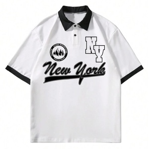 Nouveaux hommes formels pour T-Shirt tissu éponge impression conception personnalisée respirant à manches courtes été - Product Image 2