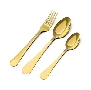 Couverts en métal de haute qualité pour les mariages et les occasions spéciales Customizable Silver Stainless Steel Set - Product Image 2