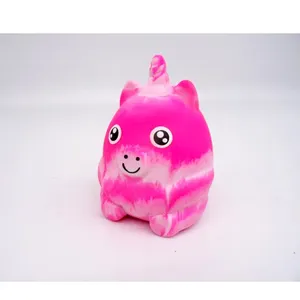 Adorable 2-Tone <strong>Unicorn</strong> Squeeze <strong>Toy</strong> for Stress Relief and <strong>Fidget</strong> Play Flour Included - Product Image 3