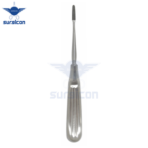 Haute qualité en acier inoxydable rongeur molaire râpe élévateur à dents manuel droit incurvé extraction des dents lève-racine pour vétérinaire - Product Image 4