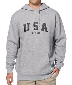 Sweat-shirt pour homme avec poignets et ourlet côtelés et capuche à cordon de serrage réglable pour une coupe classique et confortable avec logo personnalisé - Product Image 6