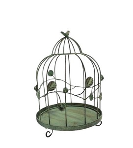 Cage à oiseaux en métal créative décorative suspendue maison d'oiseau en fer durable cage à oiseaux intérieure extérieure parfaite pour jardin balcon arrière-cour - Product Image 3