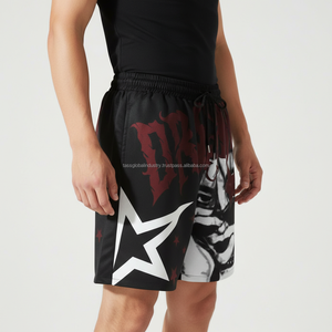 Shorts en Laine Peignée pour Homme Style Streetwear 100% Coton Respirant Écologique Séchage Rapide avec Cordon de Serrage Été 2026 - Product Image 3