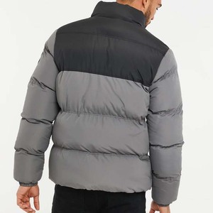 <b>Men's</b> High Street Waterproof Polyester <b>Jackets</b> Contrast Colors Customized Design Zipper Embroidered New Arrival OEM Service - Product Image 2