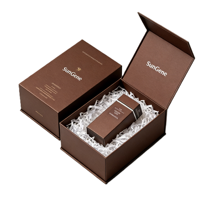 Scatola Rigida in Carta Stile Libro, Finitura Opaca, Design Portatile di Alta Gamma, Rivestimento in Spugna, Confezione di Lusso per Profumi, Chiusura Magnetica Goffrata