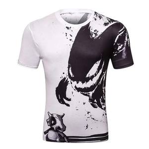 T-shirt en coton 100% polyester imprimé de haute qualité en gros, coupe ajustée, vêtements pour hommes personnalisés, chemises de rue - Product Image 4