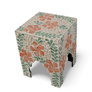 Mesa de Centro Moderna de Nácar, Mueble Decorativo Hecho a Mano con Incrustaciones de Concha, con Tamaño Personalizable para un Estilo de Vida Premium - Product Image 2