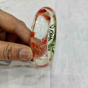 กำไลข้อมือเรซิ่นแฟชั่นสีสันสดใส สไตล์วินเทจ งานฝีมือขัดเงาอย่างดี คุณภาพเยี่ยม ผลิตตามสั่ง สำหรับผู้หญิง จากประเทศอินเดีย - Product Image 3