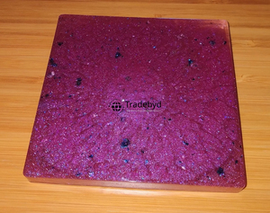 Juego de Posavasos de Resina Premium Hechos a Mano, Lujosos, Cuadrados de 4x4 Pulgadas, Colores y Logotipo Personalizados para el Hogar, Bodas y Fiestas, Tradebyd - Product Image 5