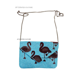 Handmade Beaded <b>White</b> Pearl Decoration Bridal <b>Clutch</b> Purse Fashionable Evening <b>Bags</b> Customizable Logo Print Cosmetic Case - Product Image 4