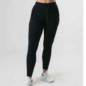 กางเกงวอร์มเอวสูงสำหรับผู้หญิงผ้าฝ้ายพิมพ์โลโก้กางเกงจ็อกเกอร์สำหรับฤดูหนาวสไตล์หน้าเรียบสินค้ามาใหม่2020 - Product Image 2