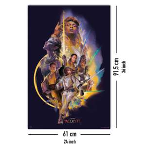 Modern Style Star Wars the Acolyte <b>Poster</b> Paper Portrait Design - Product Image 5