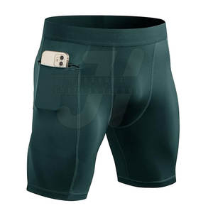 High Street Men's Compression <b>Shorts</b> Custom Wholesale Solid Pattern Good Quality Elastic <b>Waist</b> Mid <b>Waist</b> Hot Selling <b>Low</b> MOQ - Product Image 2