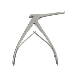 Punzón de hueso de alta calidad 90 corte hacia arriba 140 mm 5,12 pulgadas ancho 4 mm no estéril reutilizable Metal acero Kerrison Rongeurs - Product Image 1