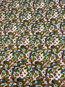 Tissu en coton cambric imprimé à la main biologique 60X60 Impression traditionnelle de Jaipur Léger pour robes Sacs Artisanat Sur commande - Product Image 3