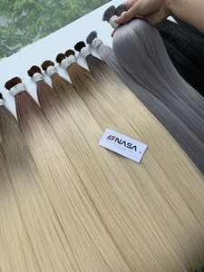 Factory Price Vietnamese Virgin Hair Hanoi High Quality Full Cuticle Super Double Drawn Ombre 40-70cm - Product Image 3