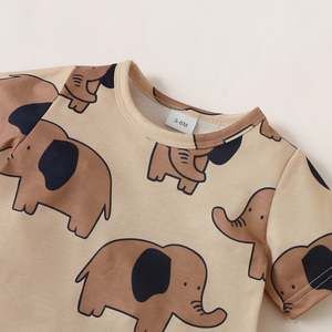 <strong>Boys</strong> Suit Cartoon Animal Shorts &amp; Short Sleeves T-shirt Two-piece <strong>Boys</strong> <strong>Clothing</strong> Sets Years Wholesale Children's <strong>Clothing</strong> Factory - Product Image 4