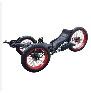 La mejor opción en triciclos reclinados eléctricos de 500W con pedales, lo último en triciclos para adultos con llantas gruesas. - Product Image 1