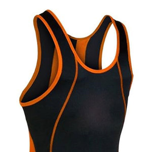 Singlet de lutte, sérigraphie, extensible, respirant, séchage rapide, logo frontal, service OEM, 100% polyester, durable - Product Image 5