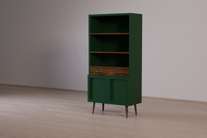 Armoire haute de haute qualité en bois massif 100% Design minimaliste pour meubles d'appartement, meubles d'intérieur - Product Image 5