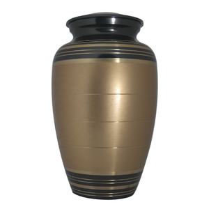 Urna funeraria para adultos de latón macizo moderna hecha a mano 100% de alta calidad para cremación, producto de alojamiento de Metal al por mayor para humanos - Product Image 6