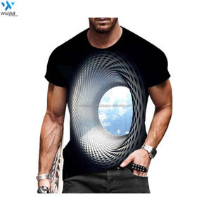 Custom Logo Cotton/Polyester Men's T-Shirts 200 Grams Heavyweight Casual Style Plain Loose <b>Fit</b> O-Neck Short Sleeve High Quality - Product Image 6