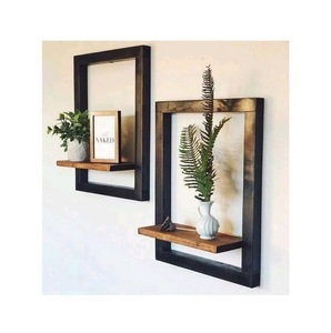 New Premium Handmade Antique Design square Shape Set of 2 Wall Reck <b>Shelves</b> at Very extreme Cost - Product Image 4