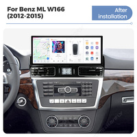 Système multimédia de voiture Android Mekede DUDU 2K 12,3 pouces pour Benz ML W166 2012-2015