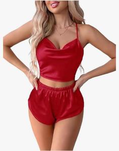 ชุดนอนเซ็กซี่ เสื้อและกางเกงขาสั้น ชุดนอนแบบเบบี้ดอลล์ สำหรับฮันนีมูน ชุดชั้นในสำหรับสาวๆ และผู้หญิง - Product Image 6