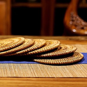 Cheap Price Rustic Rattan <b>Placemat</b> Eco Friendly New Design Plate Charger Dish Charger <b>Placemat</b> From Vietnam Wholesale - Product Image 2