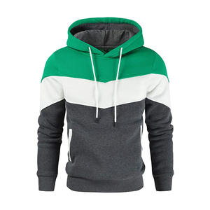 Sudaderas Deportivas para Hombre, 80% Algodón, 20% Poliéster, 350 GSM, Talla Americana, Bloques de Color, Logotipo de Chenilla - Product Image 3