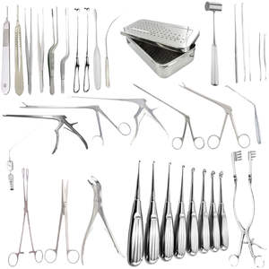 Ensemble d'instruments chirurgicaux cervicaux orthopédiques Outils en acier de laminectomie neurochirurgicale pour usage médical - Product Image 6