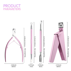 Empujador de Cutículas Profesional de Acero Inoxidable Grabado Personalizado, Ligero y Duradero, Instrumento de Manicura de Belleza OEM de Doble Uso - Product Image 6