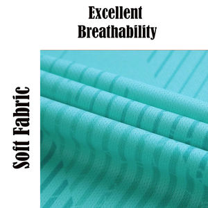 Conjunto de Camiseta de Fútbol con Paneles de Malla Transpirable, Tejido de Poliéster Suave que Absorbe la Humedad, Mangas Cortas, Personalización OEM/ODM - Product Image 4