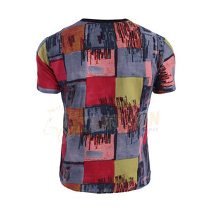 Camiseta de hombre ajustada sublimada personalizada de alta calidad Personalización de color sólido para hombres - Product Image 2