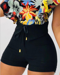 Collants courts d'entraînement de yoga en nylon assortis avec LOGO personnalisé Short de motard de gymnastique sans couture côtelé pour femmes personnalisation respirante OEM - Product Image 4