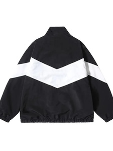 Chaqueta Cortavientos Deportiva de Moda con Cuello Alto de Lona, Servicio OEM de Alta Calidad, Transpirable, Manga Larga, para Hombre - Product Image 2