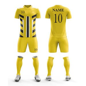 Latest Model Sublimation Soccer Uniforms With Custom Logo Full Sublimation Men Soccer Wear Uniforms In Low MOQ Anti Becterial - Product Image 1