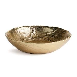 Beautiful brass serving bowl with antique style finishing for dining <b>table</b> <b>buffets</b> parties and luxury event setups - Product Image 3