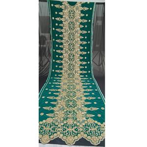 Meilleure vente ensemble de 3 pièces de Dirac de mariée à perles orange avec sous-robe en satin Dirac transparent et écharpe assortie au prix d'usine - Product Image 3