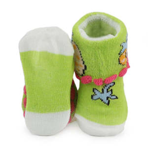 Newborn <b>Booties</b> - Green - Product Image 2