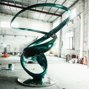 Esculturas de arte modernas de Metal para jardín, escultura de paisaje creativa de acero inoxidable, gran oferta - Product Image 1