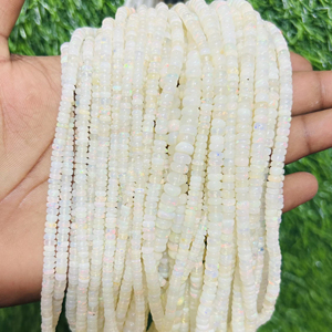 Opale éthiopienne naturelle de qualité AAA, forme lisse multi-étincelante, perles personnalisées, finition parfaite, produit en vrac, pierre précieuse faite à la main - Product Image 1