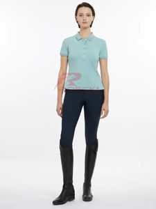 Vente en gros de haut d'équitation pour femmes, tissu extensible léger de qualité supérieure, respirant, séchage rapide, évacuation de l'humidité, équestre élégant - Product Image 4