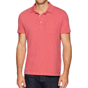 Polos de golf personnalisés en coton Slim Fit pour hommes T-shirts polo élégants à manches courtes avec logo OEM à séchage rapide et à port confortable - Product Image 4