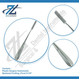 Haute qualité 21cm/8-1/4 \ "allemand en acier inoxydable nez râpe tirer vers l'arrière outil de coupe Instruments chirurgicaux fabriqués Pakistan - Product Image 4