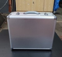 Porte-documents en aluminium multi-usage du Vietnam avec mousse personnalisée, mallette rigide en aluminium