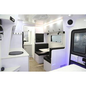 2025 Manley Luxury Hybrid Pop-Top RV Caravan 4x4 Off-Road Camper Trailer Modern Outdoor Fibra de vidrio Remolque de viaje para camiones - Product Image 6