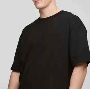 T-shirt unisexe de luxe personnalisé avec logo, 100 % coton épais, coupe ample pour homme, imprimé OEM, haute qualité, coton lourd, t-shirts pour homme - Product Image 2
